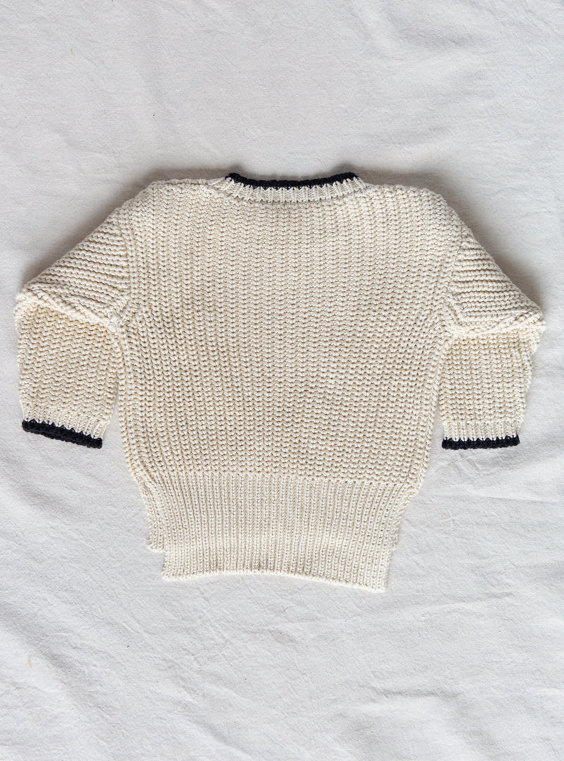 SM. DOSSIER Crosby Sweater in Natural/Black